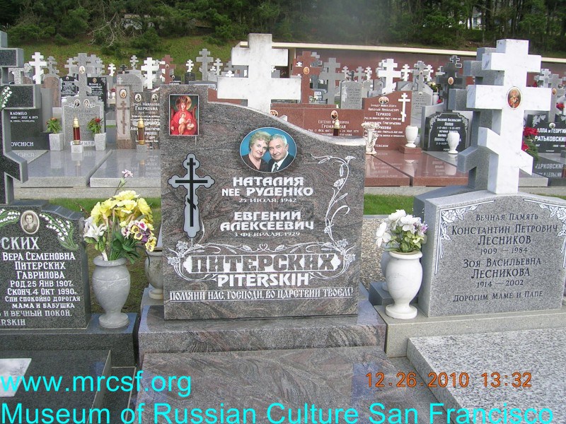 Grave/tombstone of PITERSKIH Наталия
