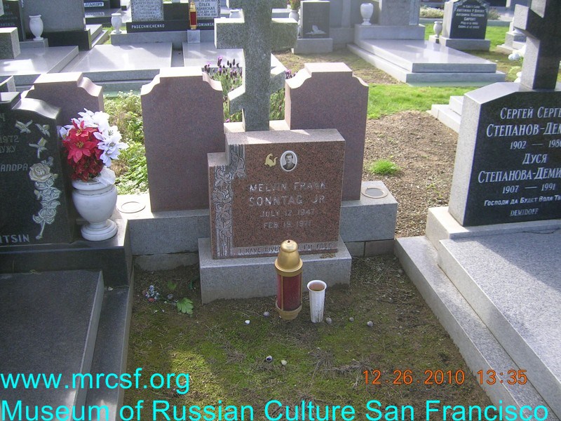 Grave/tombstone of SONNTAG Melvin Frank