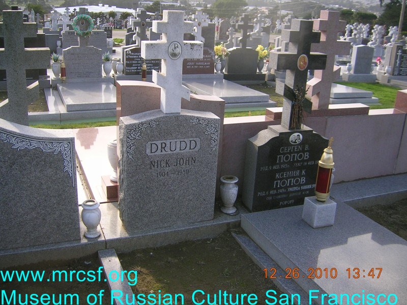 Grave/tombstone of DRUDD Nick John