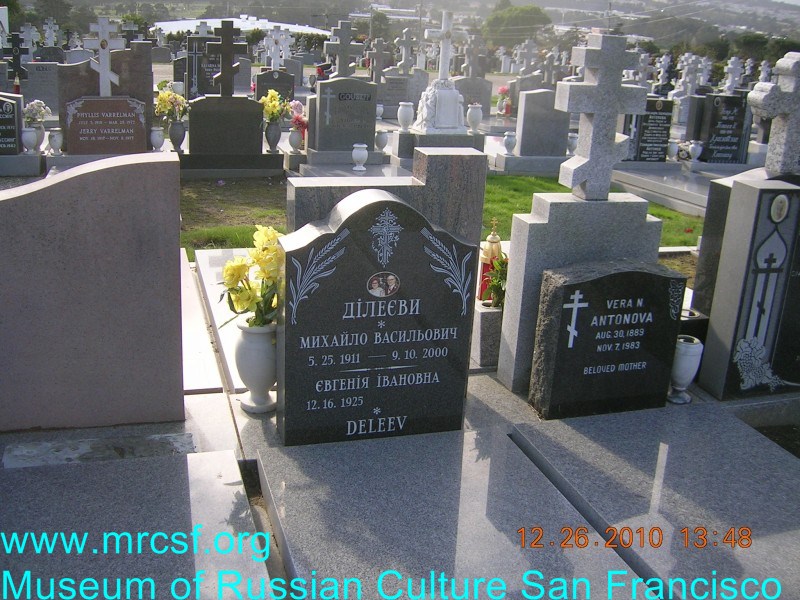 Grave/tombstone of DELEEV Евгения Ивановна