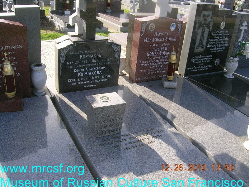 Grave/tombstone of KORCHAKOV София Афанасьевна