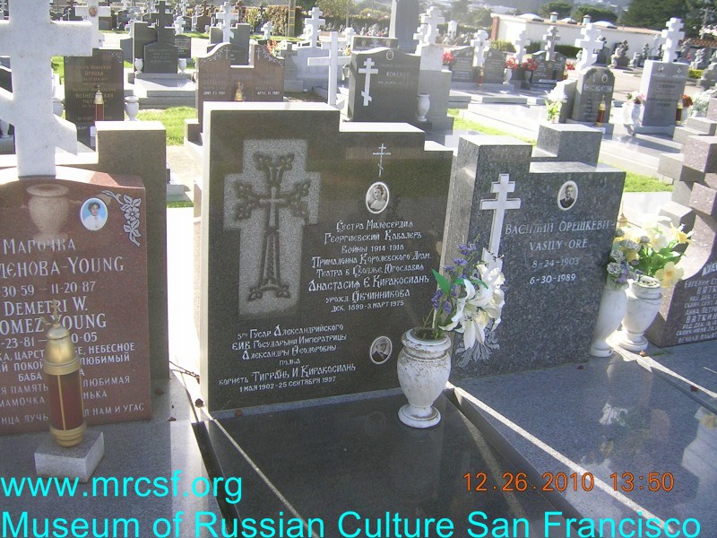 Grave/tombstone of KIRAKOSIAN Тигран И.
