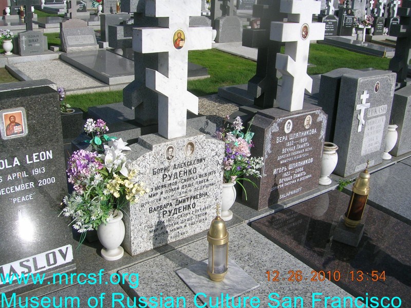 Grave/tombstone of RUDENKO Варвара Дмитриевна