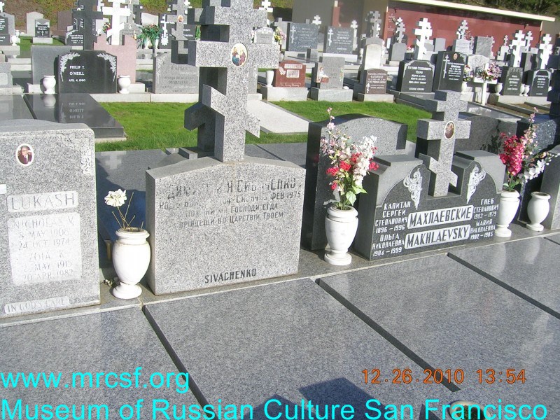 Могила/надгробие СИВАЧЕНКО Димитрий Я.