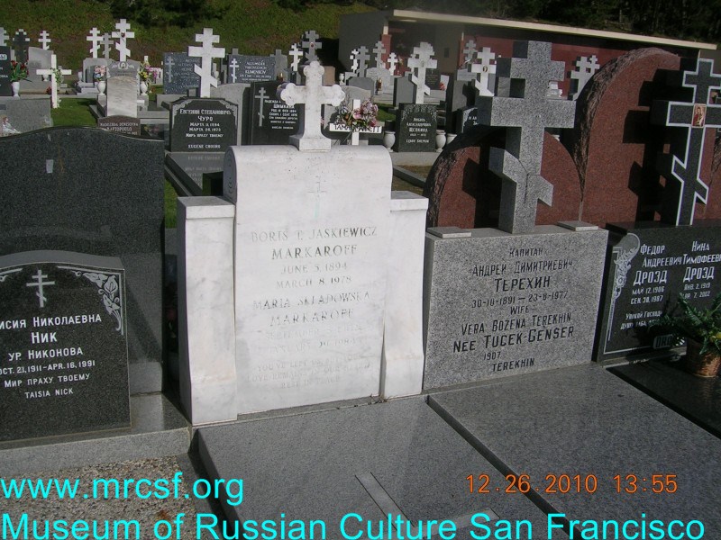 Grave/tombstone of MARKAROFF-JASKIEWICZ Boris T.