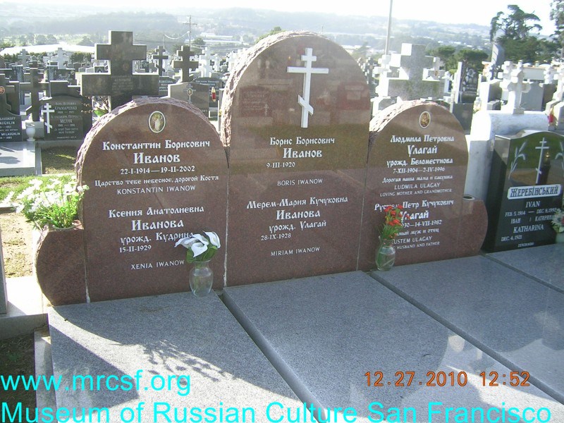 Grave/tombstone of IWANOW Мерем-Мария Кучуковна