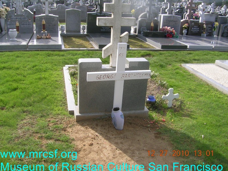 Grave/tombstone of BARTHOLOMEW George