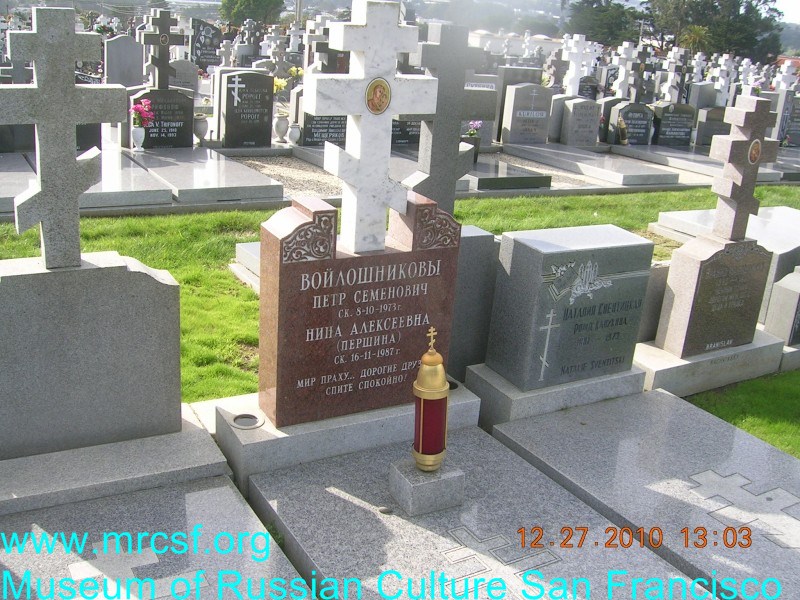 Grave/tombstone of VOYLOSHNIKOFF Петр Семенович