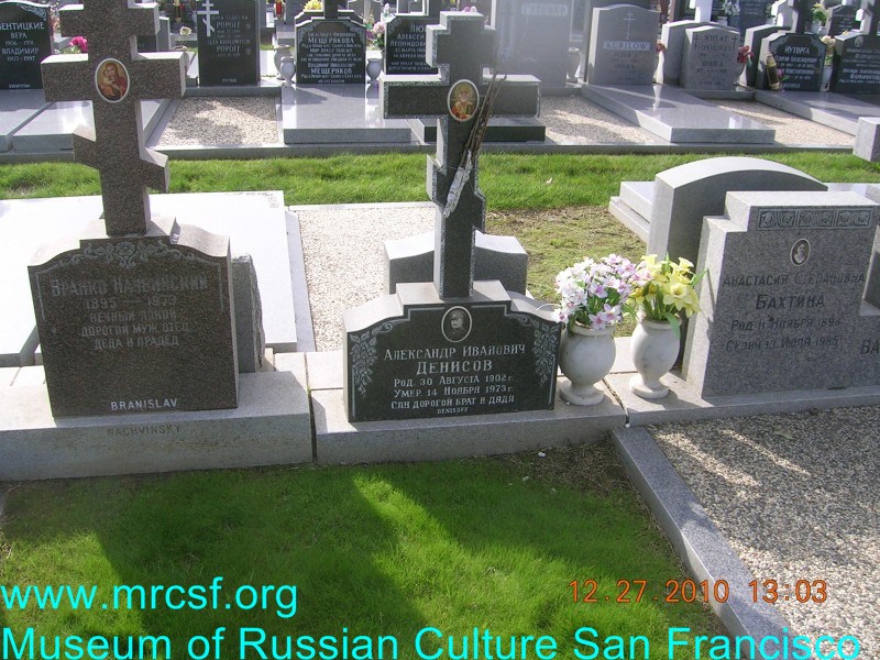 Grave/tombstone of DENISOFF Александр Иванович