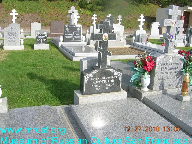 Grave/tombstone of KOROT Георгий Яковлевич