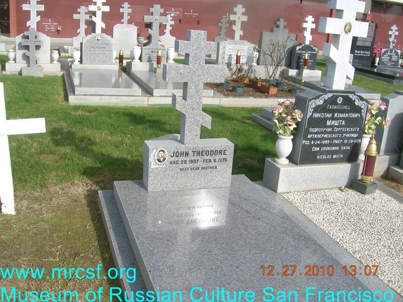 Могила/надгробие ТЕОДОР John