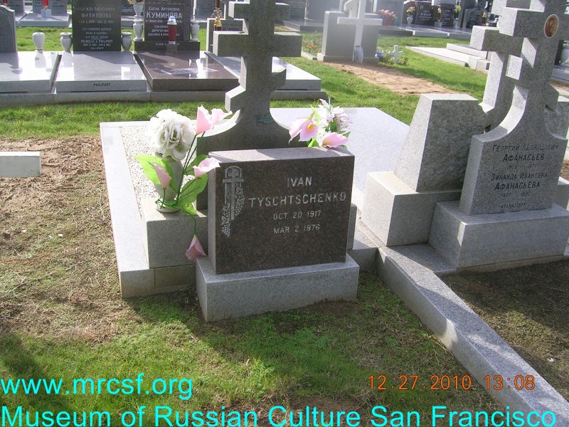 Grave/tombstone of TYSCHTSCHENKO Иван