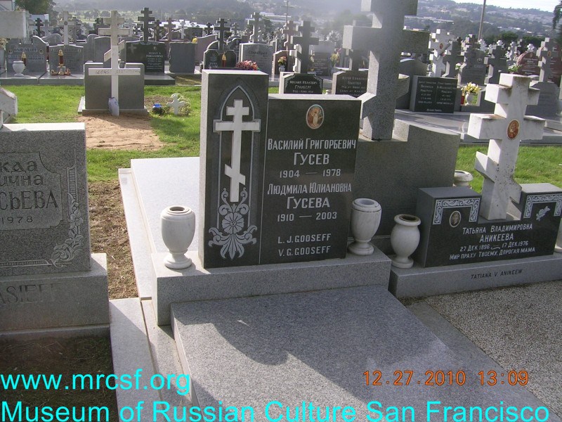 Grave/tombstone of GOOSEFF Василий Григорьевич