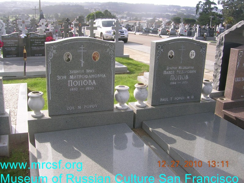 Grave/tombstone of POPOV Павел Федорович