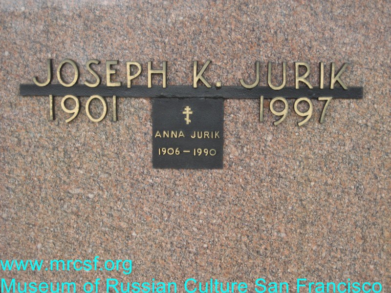 Grave/tombstone of JURIK Anna