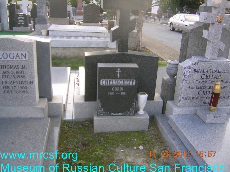 Grave/tombstone of CHELISCHEFF Gordi