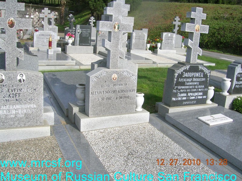 Grave/tombstone of KORNOUHOFF-NOGERO Alexis T.