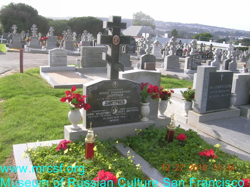 Могила/надгробие ДМИТРИЕВ Лидия Иосифовна