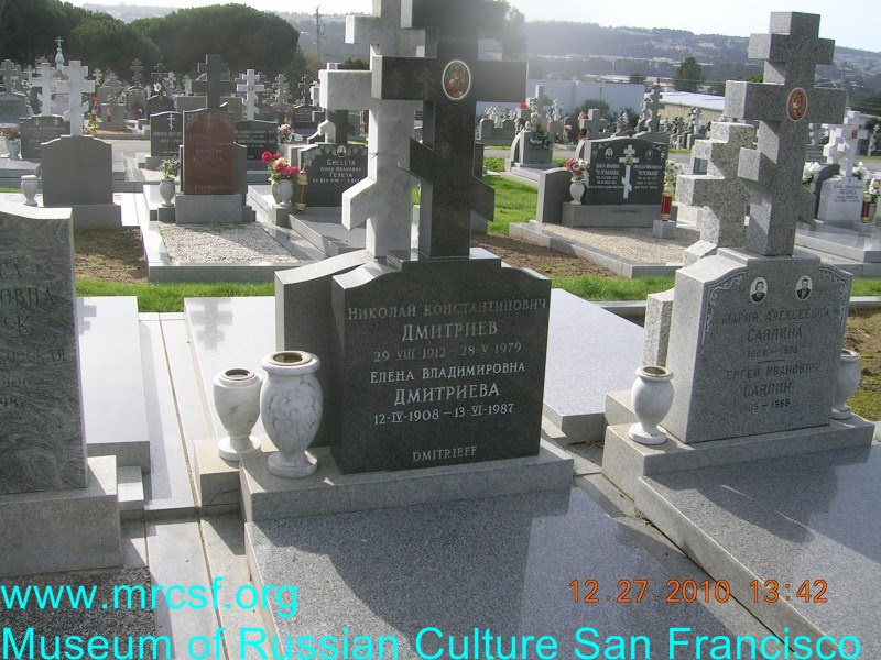 Могила/надгробие ДМИТРИЕВА Елена Владимировна