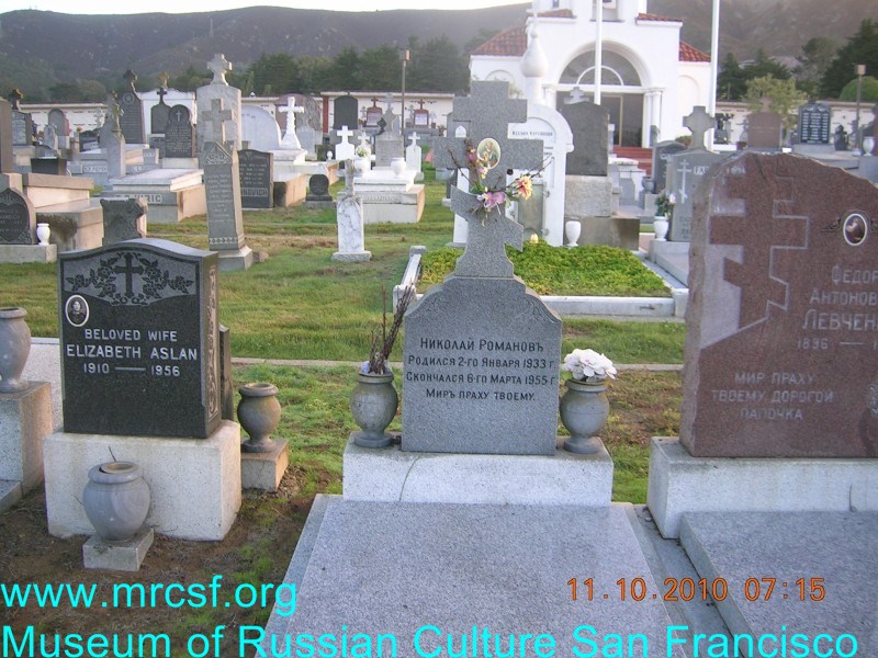 Grave/tombstone of ROMANOFF Николай