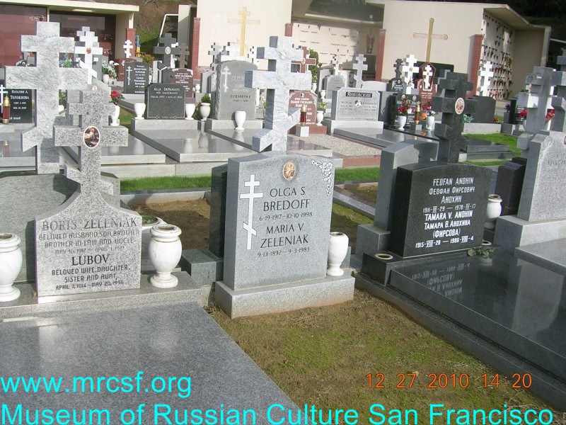 Grave/tombstone of BREDOFF Ольга С.