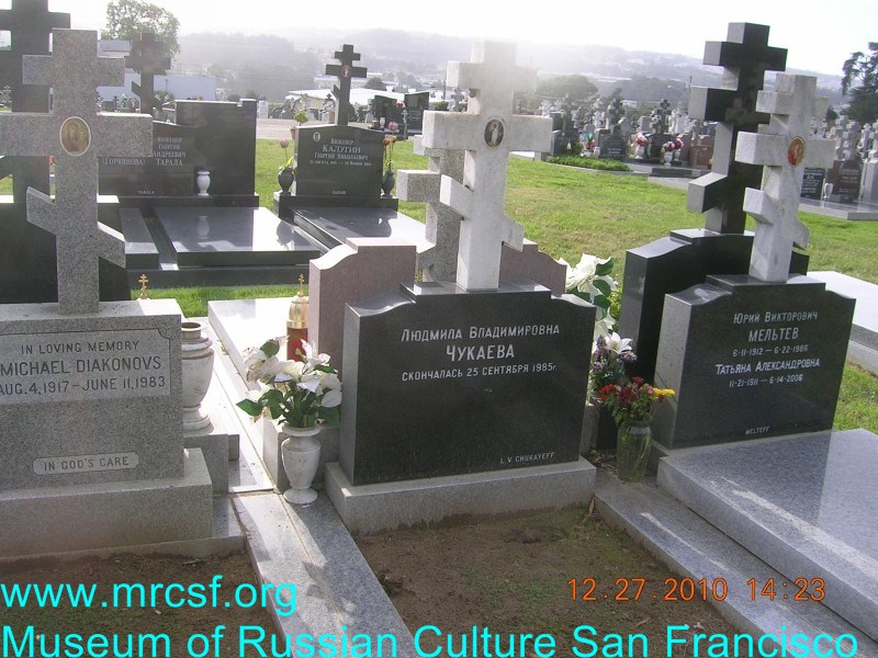Grave/tombstone of CHUKAYEFF Людмила Владимировна