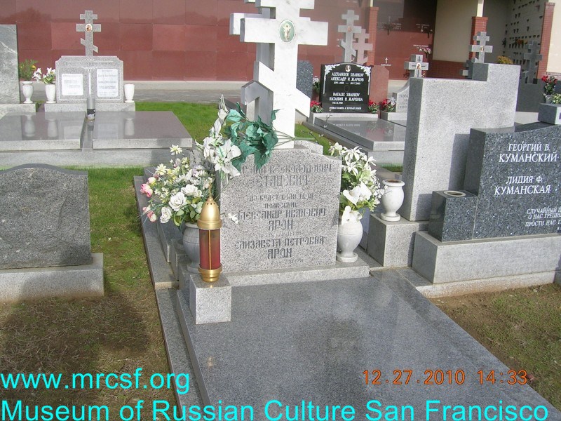 Grave/tombstone of YARON Елизавета Петровна