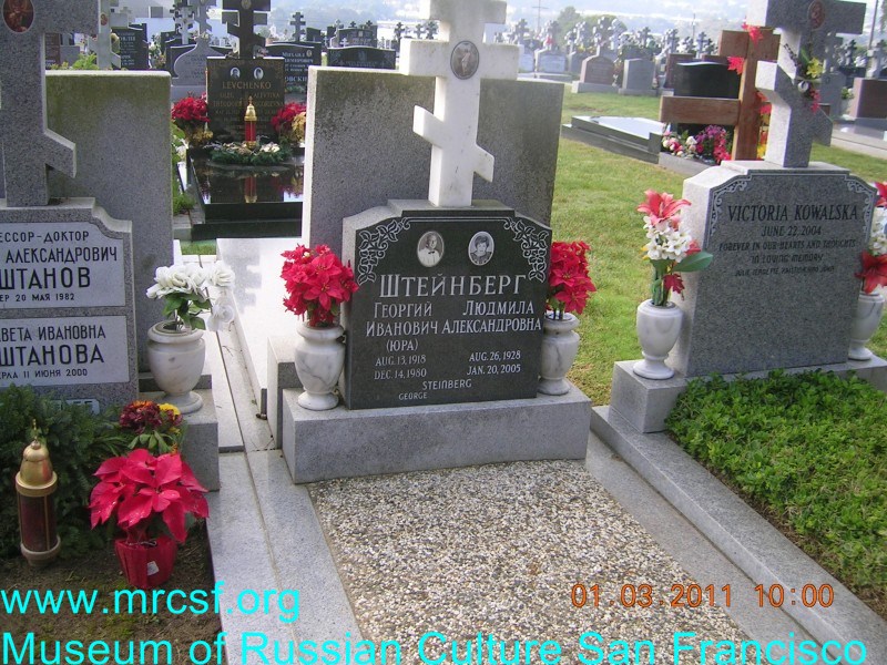 Grave/tombstone of STEINBERG Георгий (Юра) Иванович