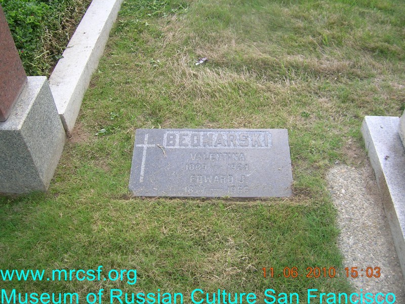 Grave/tombstone of BEDNARSKI Edward  J.