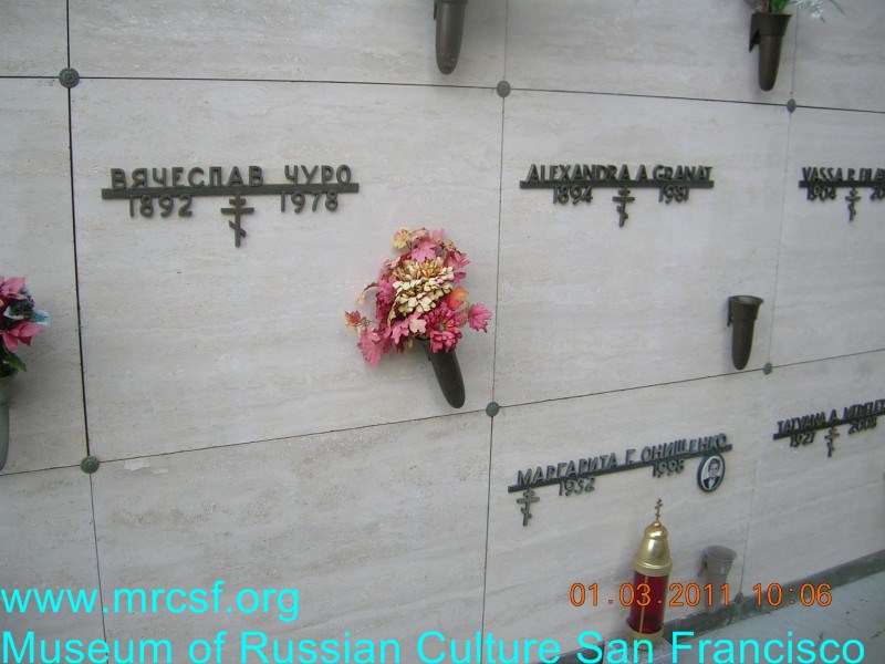 Могила/надгробие ГРАНАТ Александра А.