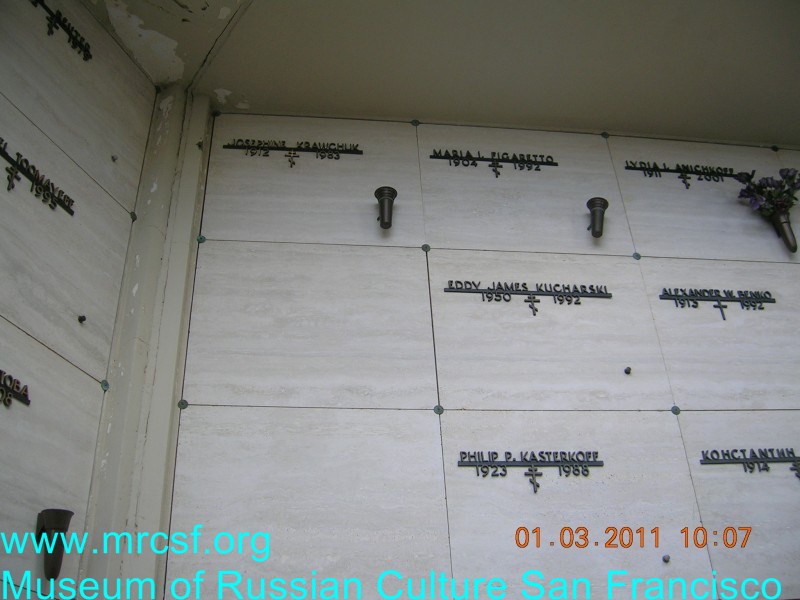 Могила/надгробие КУЧАРСКИЙ Eddy James