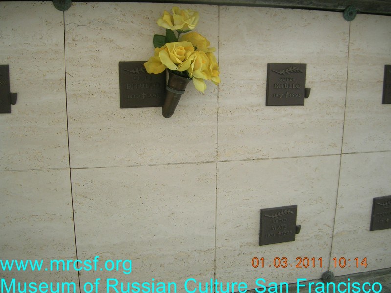 Могила/надгробие ДИТУЛЛО Viola