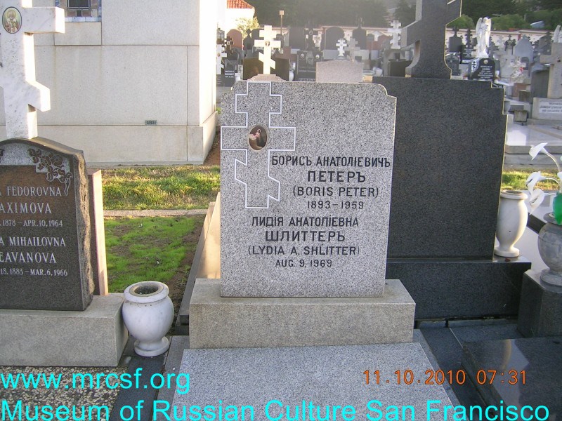 Grave/tombstone of SHLITTER Лидия Анатольевна