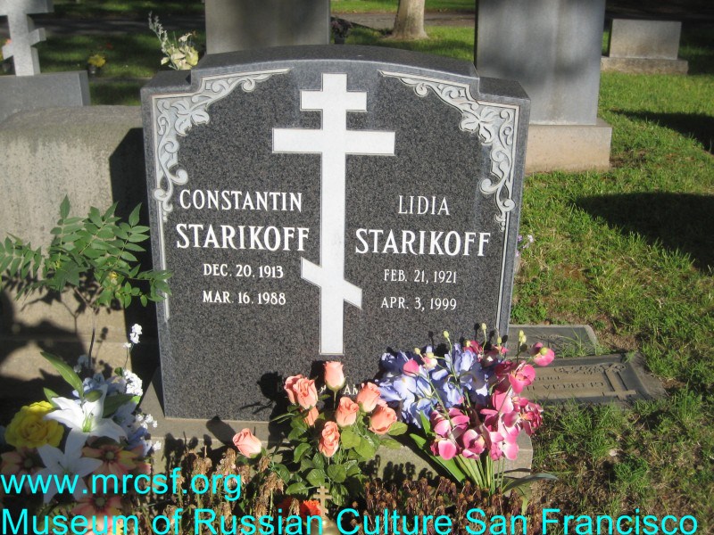 Grave/tombstone of STARIKOFF Lidia