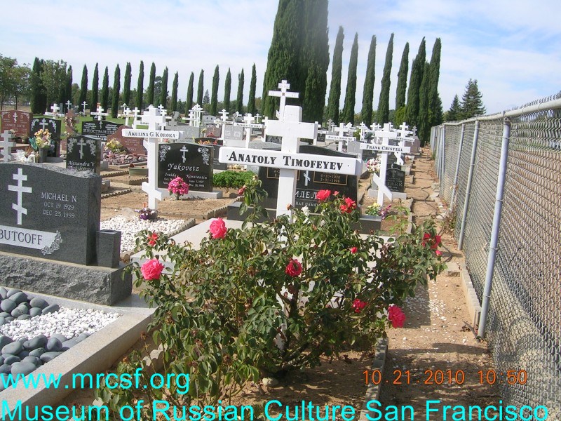 Могила/надгробие ТИМОФЕЕВ Anatoly