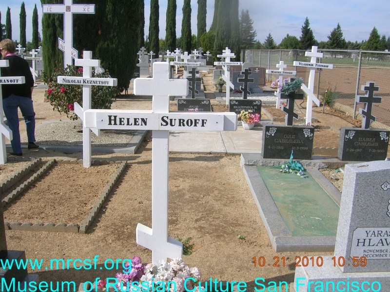 Grave/tombstone of SUROFF Helen