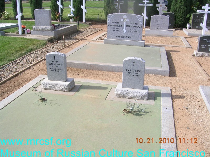 Grave/tombstone of UDER August