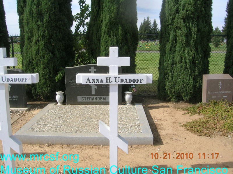 Grave/tombstone of UDATOFF Anna H.