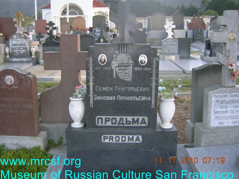Grave/tombstone of PRODMA Семен Григорьевич