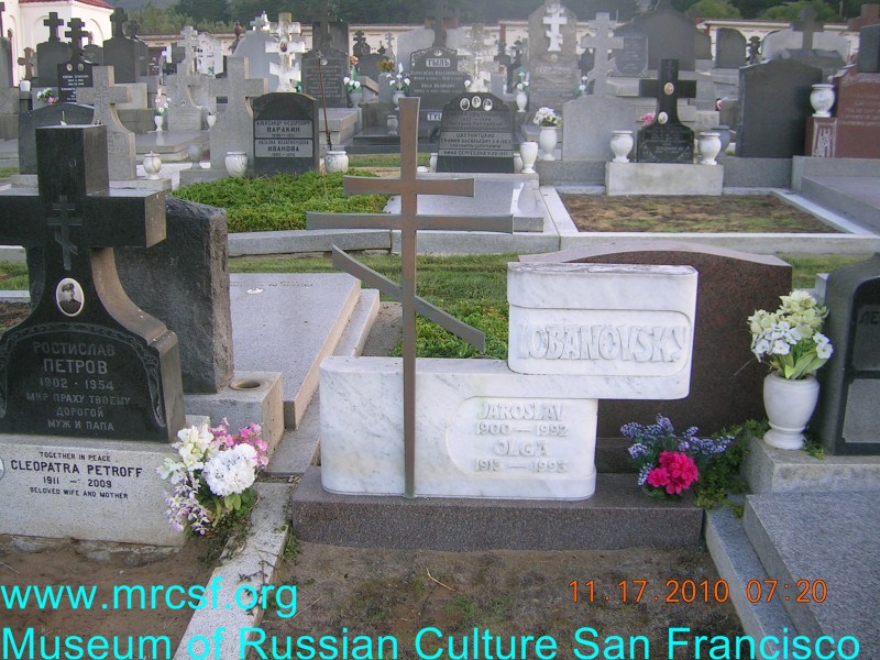 Grave/tombstone of LOBANOVSKY Ольга