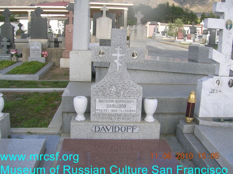 Grave/tombstone of DAVIDOFF Василий Маркович