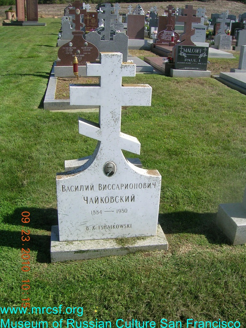 Могила/надгробие ЧАЙКОВСКИЙ Василий Виссарионович