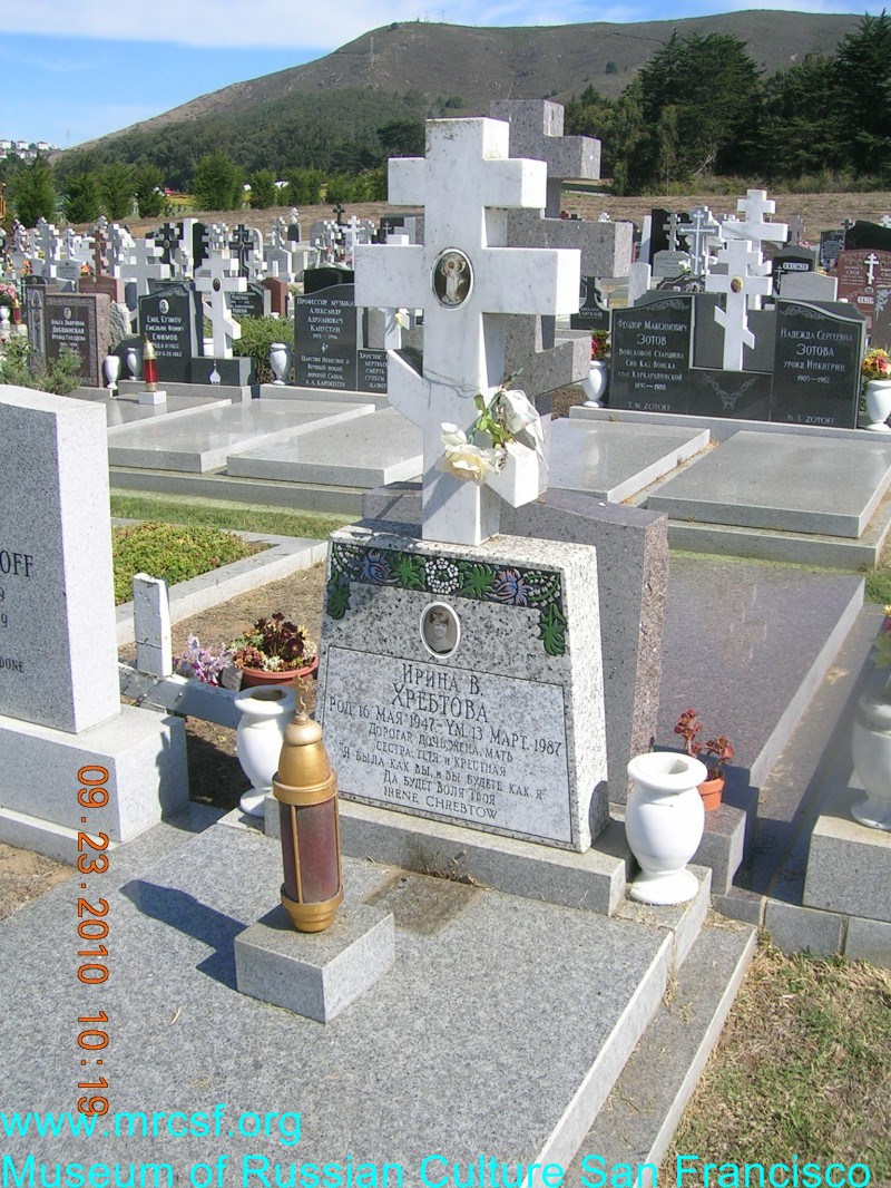 Grave/tombstone of CHREBTOW Ирина В.