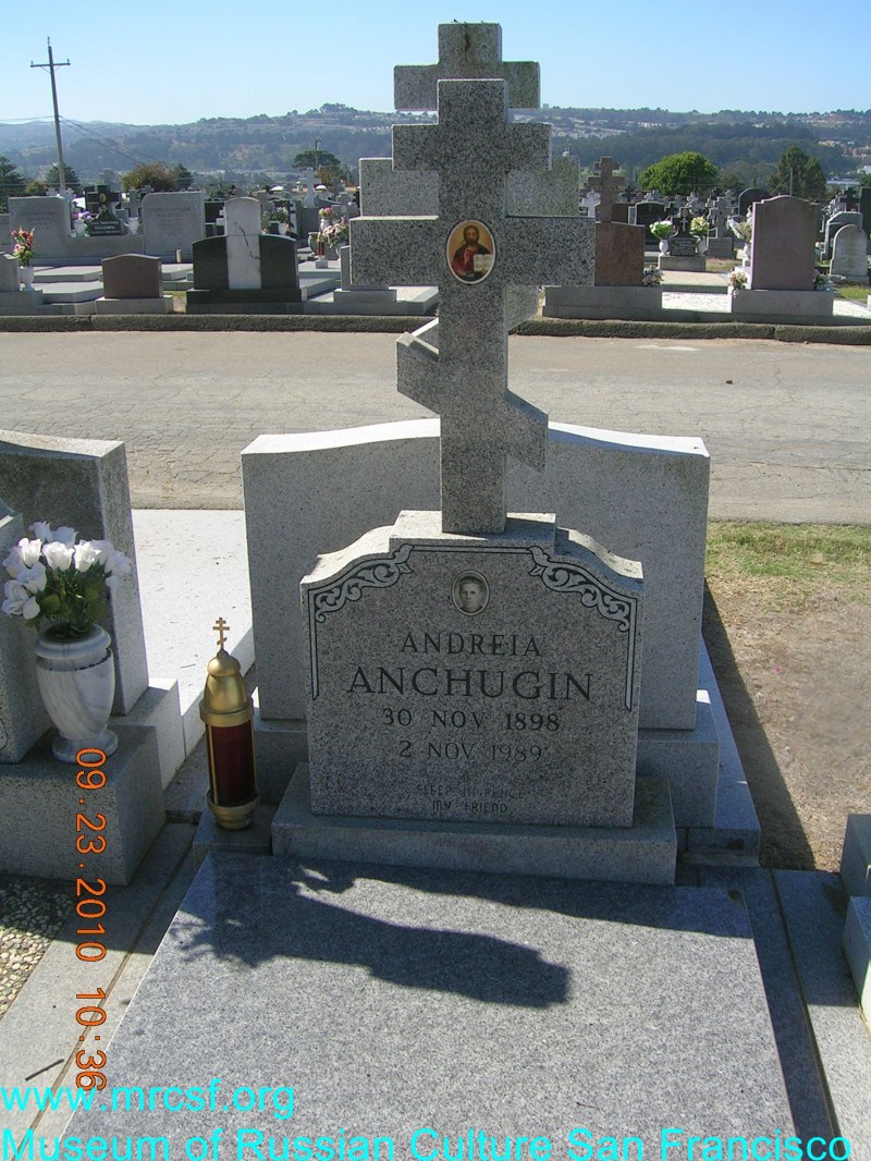 Grave/tombstone of ANCHUGIN Andreia