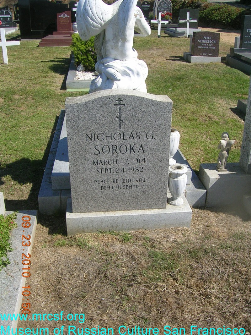 Grave/tombstone of SAROKA Nicholas G.