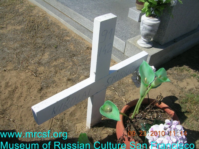 Grave/tombstone of SMIRNOV Nikolai