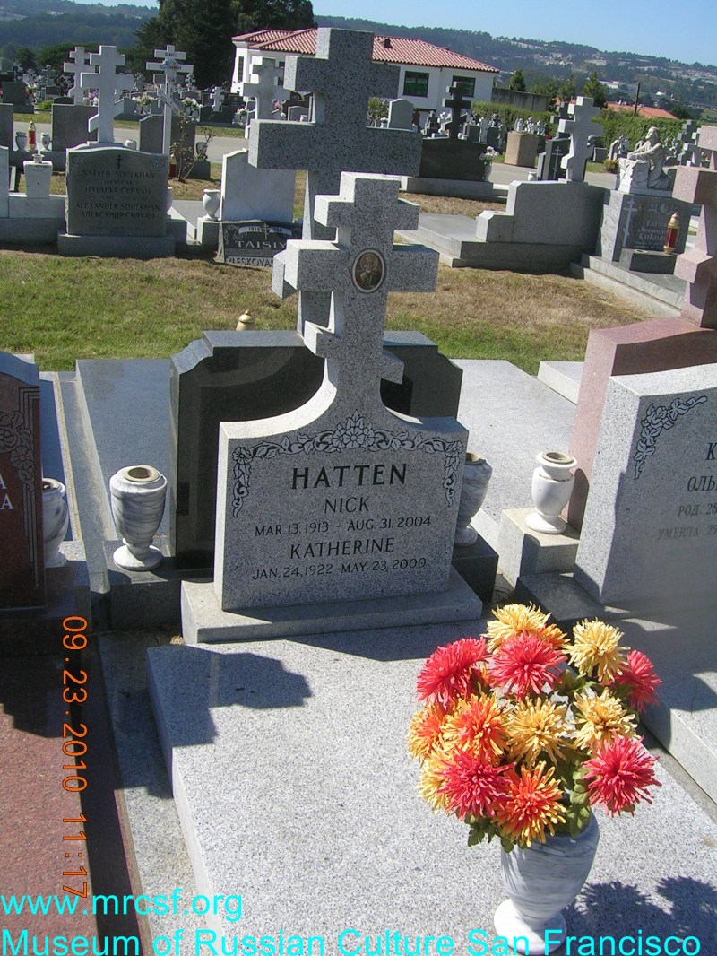Grave/tombstone of HATTEN Kathrerine