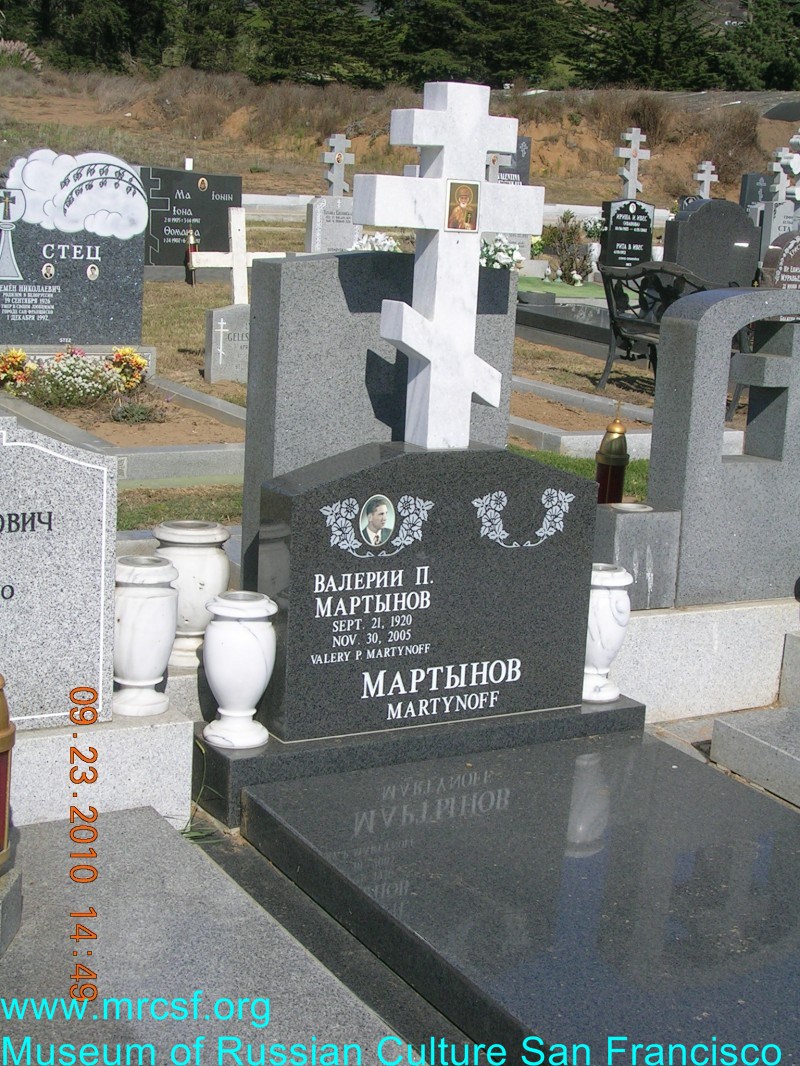 Grave/tombstone of MARTYNOFF Валерий П.