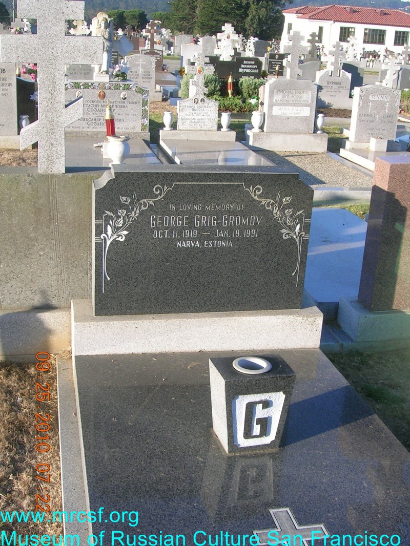 Grave/tombstone of GRIG GROMOV George