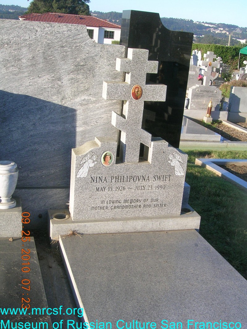 Grave/tombstone of SWIFT Nina Philipovna